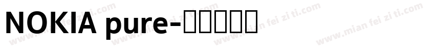 NOKIA pure字体转换